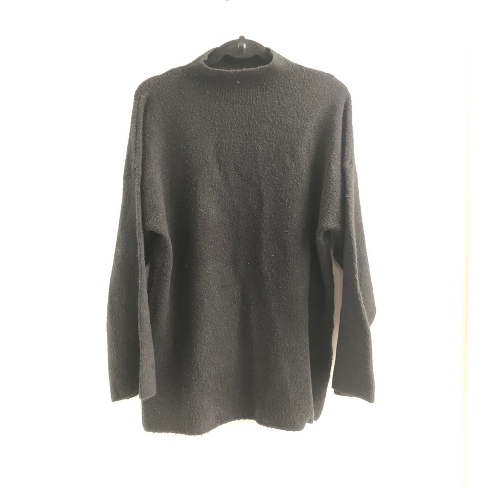 UO Benny Fuzzy Mock-Neck Sweater